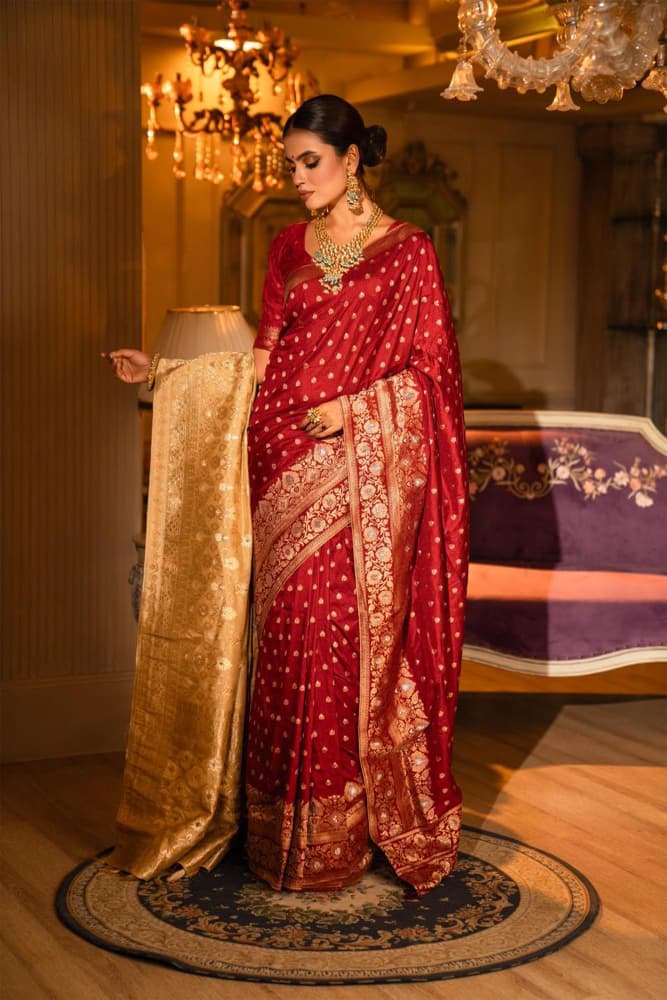 Ganga Jal Banarasi Silk