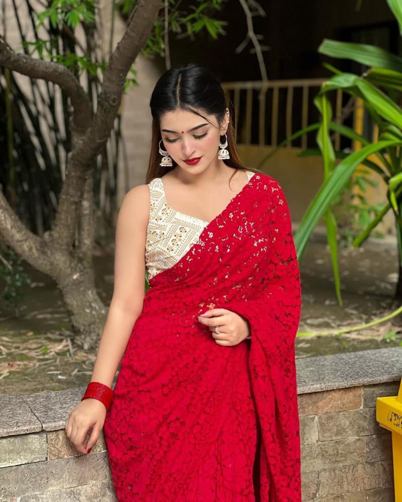 Tussar Silk Sunset